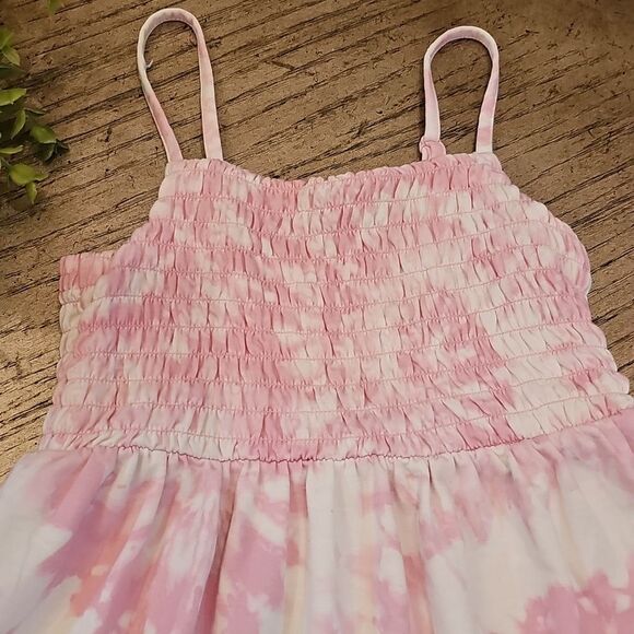 Pink Tie-Dye Maxi Dress Size S 7/8 - Picture 2 of 14